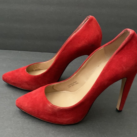 Electric Red Orange Via Spiga Pumps- Size 7 - Picture 4 of 8